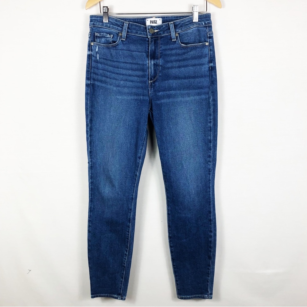 Paige Hoxton Ankle Skinny Jean | Julian Destructed Wash | Size 30